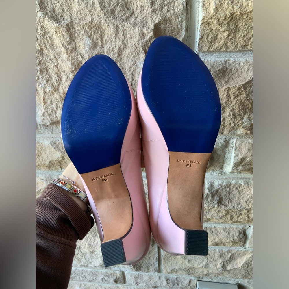 💗 DR LIZA Shirley Pink Pump Heels Orthopaedic Comfort Leather Size 9 like new - Picture 11 of 16